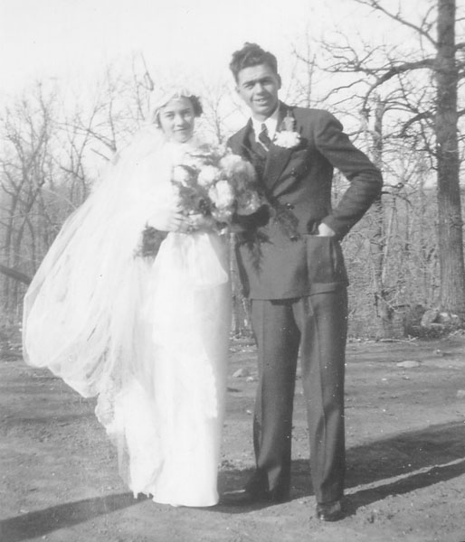 1936 Herb's wedding to Ethel