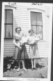 1941 Ramona baby and Mattie Kahnke