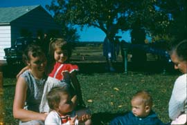 1958_Mom_Helen_babies_Lor_and_DanK_and_Ethel