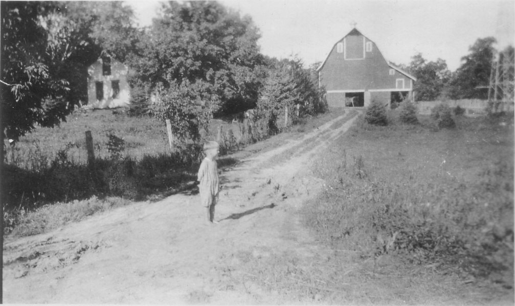 1926_Gene_on_driveway