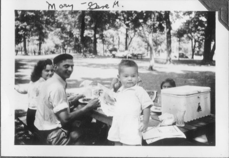 1944_Gene and Mary and Al Jr